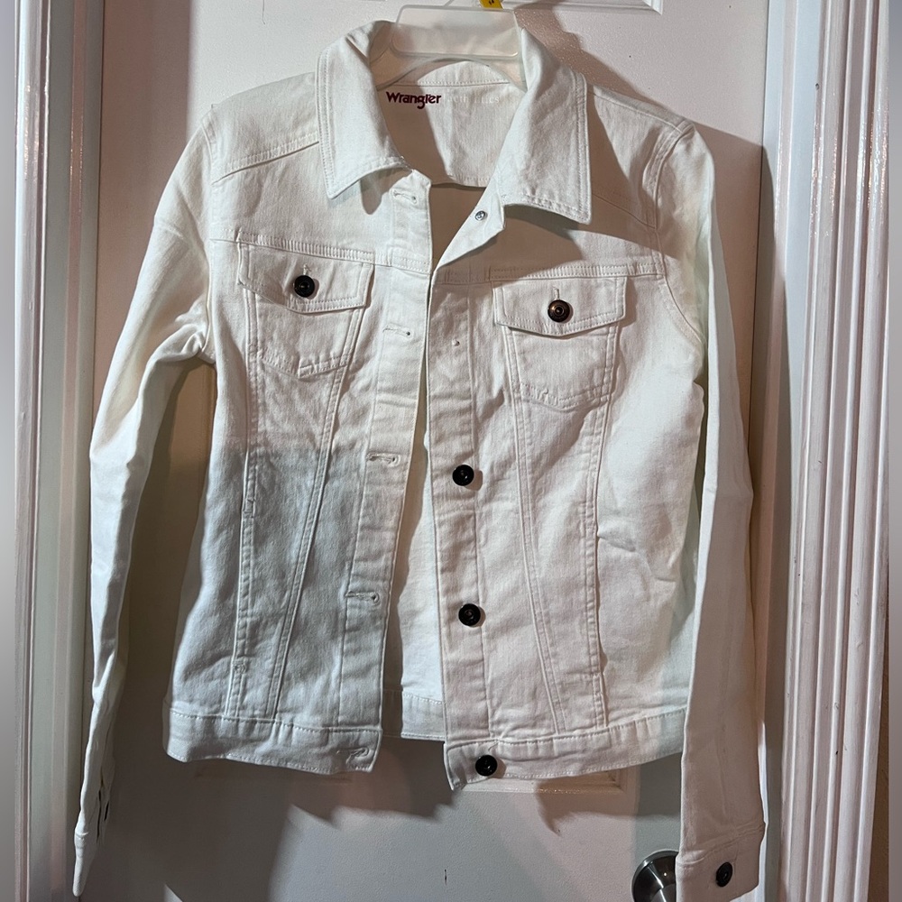 Wrangler White Denim Jacket